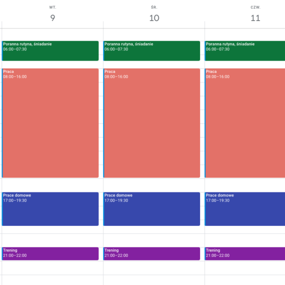 Jak stworzyć harmonogram dnia?
