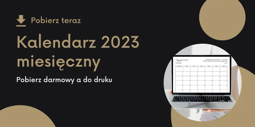 Darmowy kalendarz 2023 PDF