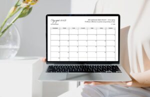 Darmowy kalendarz 2023 do druku miesięczny PDF